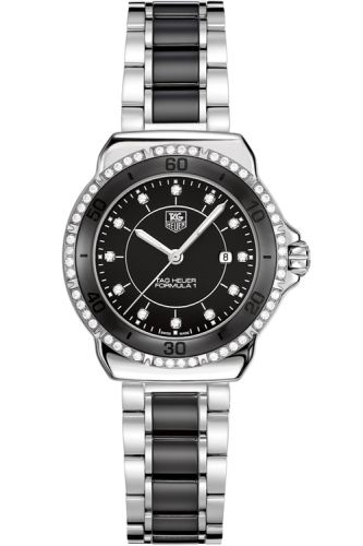 TAG Heuer Formula 1 32 Stainless Steel / Diamond / Black / Bracelet